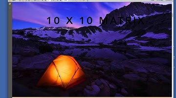 10x10 Matrix Training