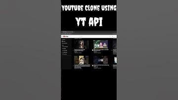 YouTube Clone | Web development￼ | Full stack | #youtubeapi #webdevelopment #coding #codingjourney