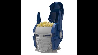 Unboxing The Limited-Edition Cinemark Exclusive Light-Up Optimus Prime popcorn bucket