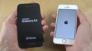 Samsung Galaxy A3 2017 vs. iPhone SE - Which Is Faster?! screenshot 1