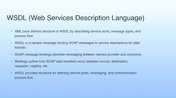 WSDL (Web Services Description Language) | Cloud Computing Web Services, Service Oriented Architect…