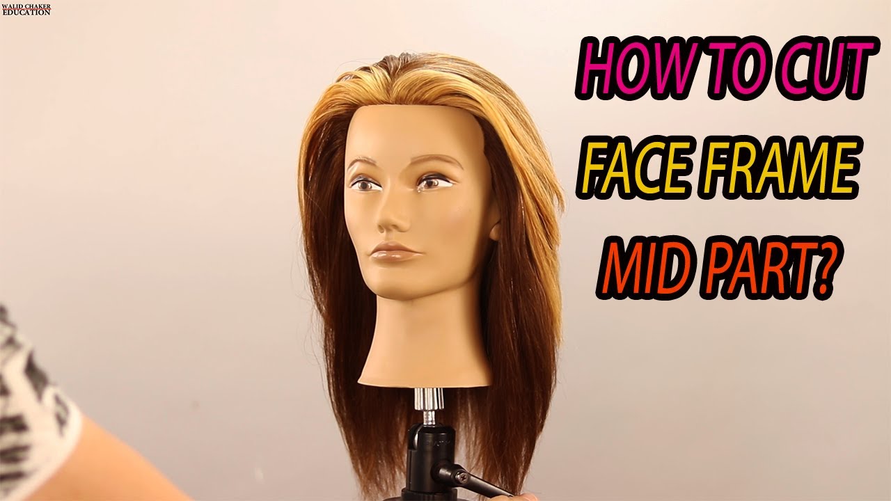 The Easiest Step-by-Step Face Frame for Mid-Length Haircut - YouTube
