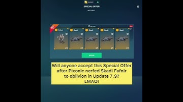 Skadi Fafnir Unbelievable Special Offer! War Robots Update 8.0 #Shorts