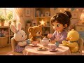 🫖 Tea Party With Plush Toys | Calming Read Aloud Story for Kids 🧸✨#KidsStories #ReadAloud #teaparty