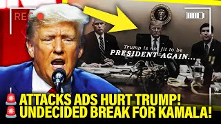 Trump Gets BAD NEWS as Attack Ads MOVE Undecided Voters