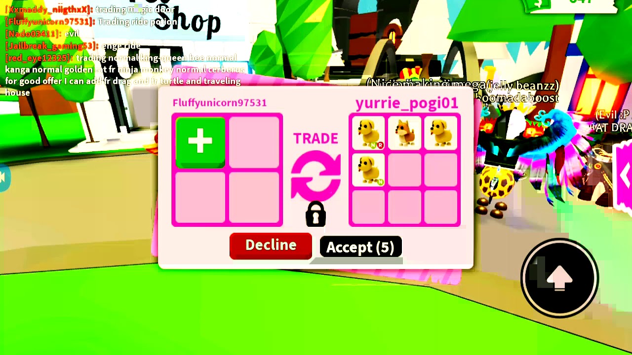 What people offer for ride potion (Adopt me)!!!! YouTube