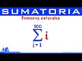 Suma de los primeros números naturales