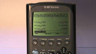 TI-89 Episiode 3: A Calculator Odyssey (Logarithms) screenshot 5