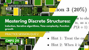 Induction, Iterative algorithms, Time complexity, Function Growth Practice Problems - CMPS 211