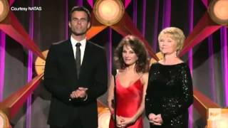 Susan Lucci, Erika Slezak, and Cameron Mathison salute the fallen soaps