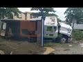 #SeSalvaronEnTablita - Se volcó camión en Nibaje, La Vega