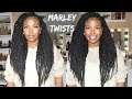 Marley Twists tutorial Waistlength twists - Protective Styling DIY| What Lies Beneath the Weave