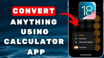 How To Convert Anything Using Calculator App On iPhone [Currency, Time, Temperature...] [iOS 18]