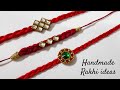 3 Handmade Rakhi At Home | How To Make Rakhi | Rakhi Making | Crafteholic