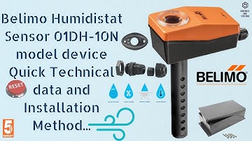 Belimo Humidistat Sensor 01DH-0N model device/ #insightcontrolsystem #hvac #belimo