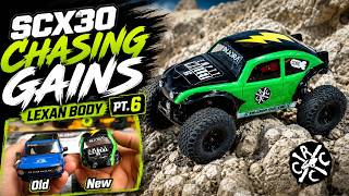SCX30 Chasing Gains Pt.6: Lexan Body - This might be the biggest gain yet!
