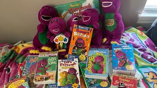 New Barney Plushies & VHS tapes