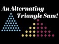 Squares from alternating triangles (visual proof without words)