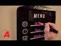 Erasable Menu Board with Amazing Clear Cast | Alumilite