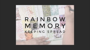Rainbow Memory Keeping Spread - Cocoa Daisy "Up and Away"