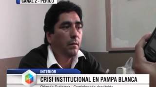 Comisionado de Pampa Blanca destituido