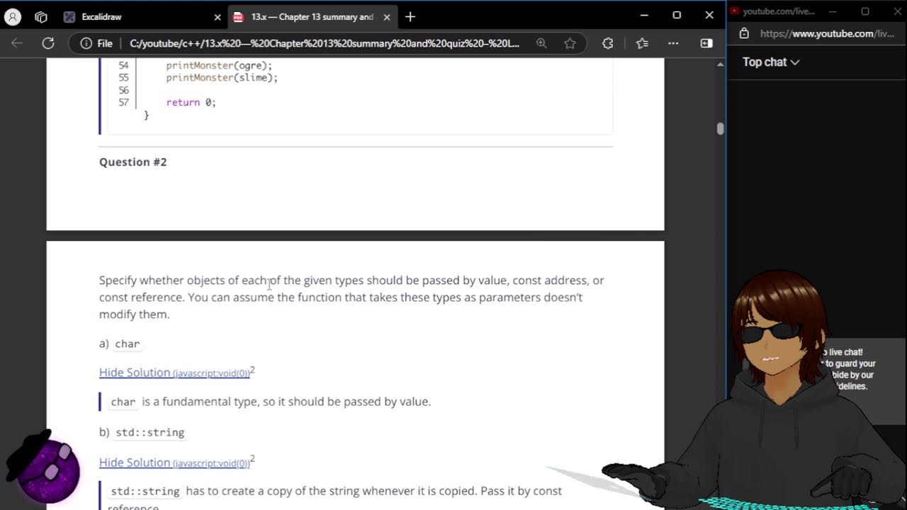 Learning about structs and class template Learning C++ stream YouTube