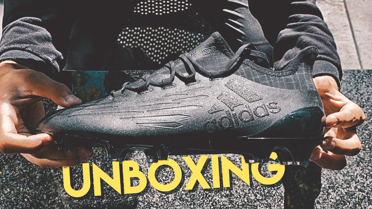 Adidas X 16.1 Core Black/Dark Grey (Dark Space Pack) - UNBOXING | 4K