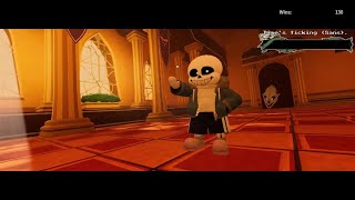 Undertale final showdown:Aiming gaster blasters like a champ