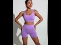 Seamless Sculpt & Flow 2-Piece Yoga Set #fashion