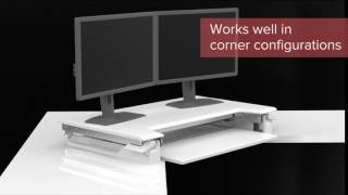 Ergotron Workfit TL in motion