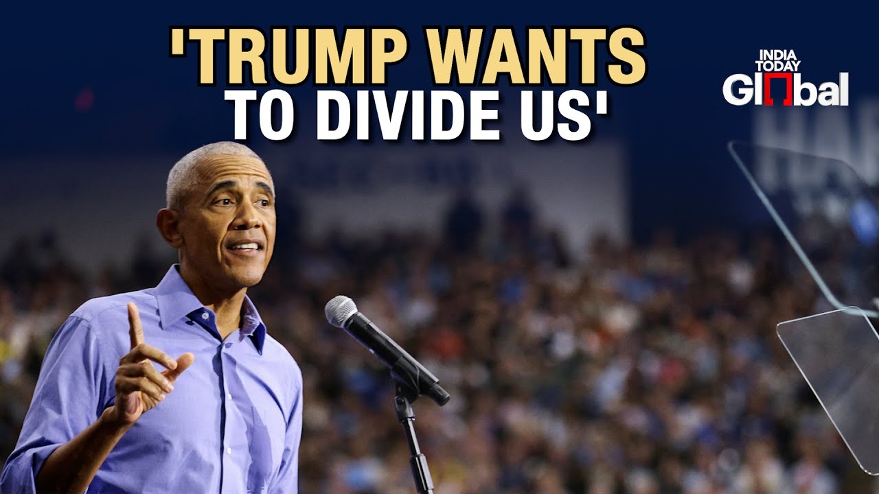 LIVE: Barack Obama And Bruce Springsteen Campaign For Kamala Harris ...