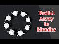 1-Step Radial Array in Blender | Quick Tutorial | New Array Modifier