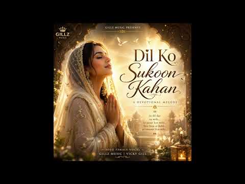Dil Ko Sukoon Kahan 💔 | Female Devotional Song 2026 | Soulful Sufi Melody | Vicky Gill