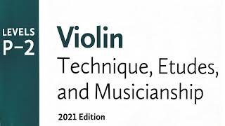 Mussels in the Corner - arr. C. Smith RCM Violin 2021 Level 1 Technique, Etudes &amp; Musicianship