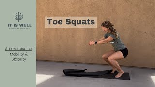Toe Squats - Heel Elevated Squats