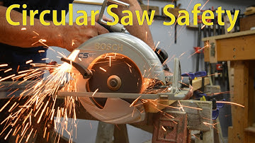 Using a Circular Saw Safely -  Beginners Woodworking #26