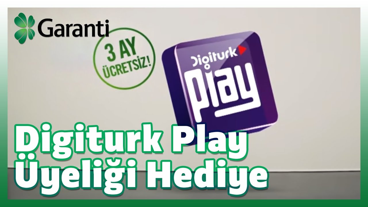 İnternet ve Cep Şubesi'nden 3 Ay Digiturk Play Premium Üyeliği Hediye