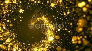 Christmas Particle Background | Motion Graphics - Envato elements