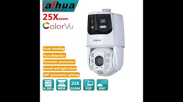 PTZ Camera  DH-SDT6C432-4P-GB-APV-0280 X-Pans Series 4MP Smart Dual Light IP Panoramic PTZ Camera