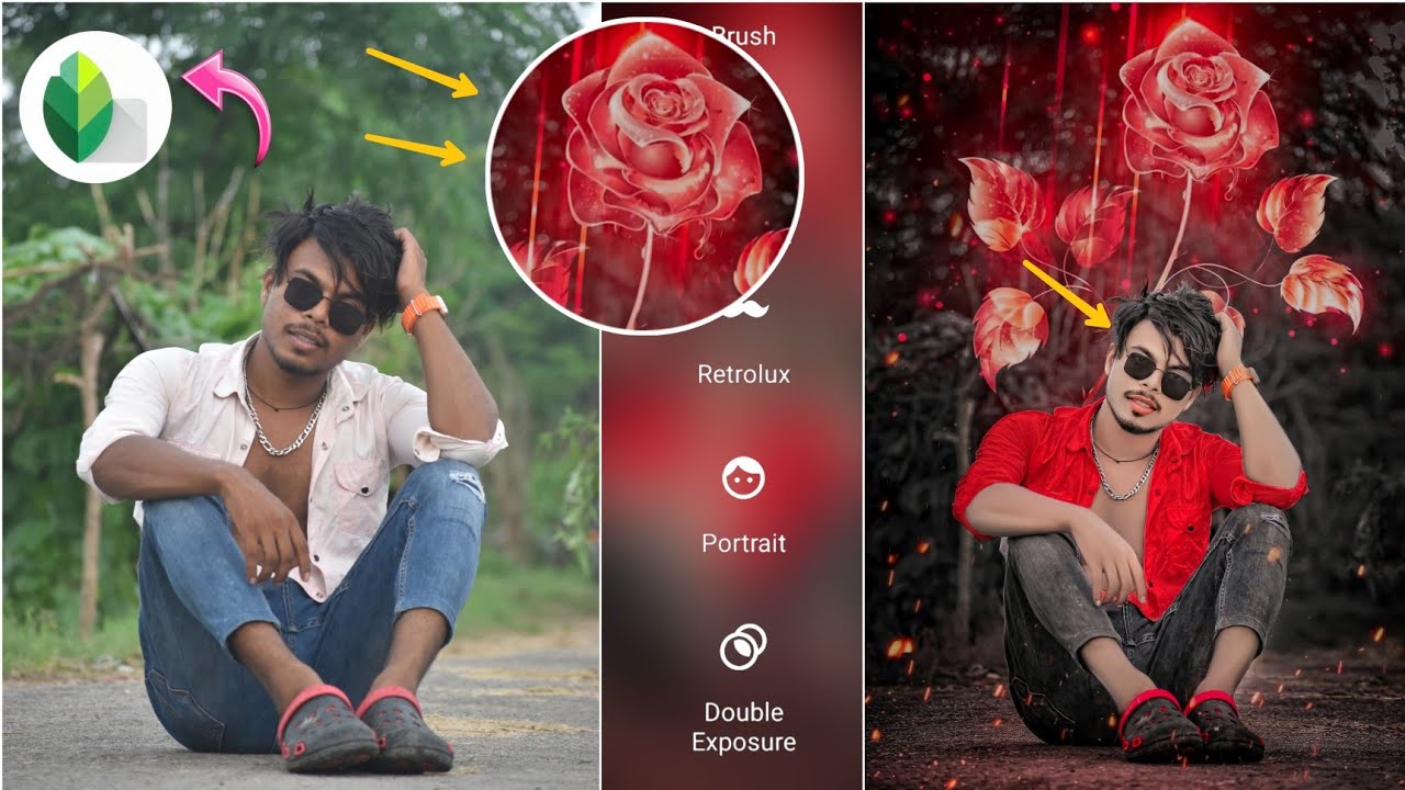 Creative New Photo Editing Snapseed | Snapseed Rose Photo Editing Tutorial | Snapseed Master Class