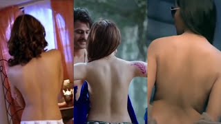 Actress Backless Compilation