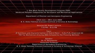 One Week Faculty Development Program (FDP)