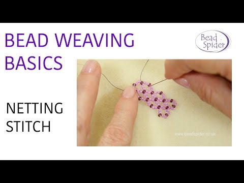 Bead Weaving Basics: Netting Stitch