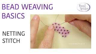 Bead Weaving Basics: Netting Stitch