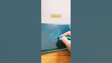 Kishore Name Signature 😍 Comment your name for signature 😍