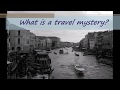 "What is a travel mystery?" Author Chat with Jane Golden