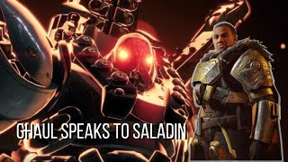 Destiny 2 : Saladin Speaks to Ghaul | Nightmare Containment Dialog