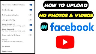How to upload hd photos &amp; videos in Facebook 2020/ hd quality photos Facebook par kaise upload kare