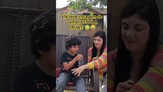 Desafio Do Dia Cebola Crua Será Que Alguém Conseguiu Comer Sem Fazer Careta? Çado