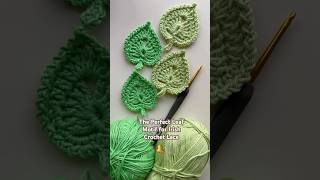 #crochet #irish #easy #howto #lace #motif #leaf #art #asmr #green #beginners #perfect #elegant #diy
